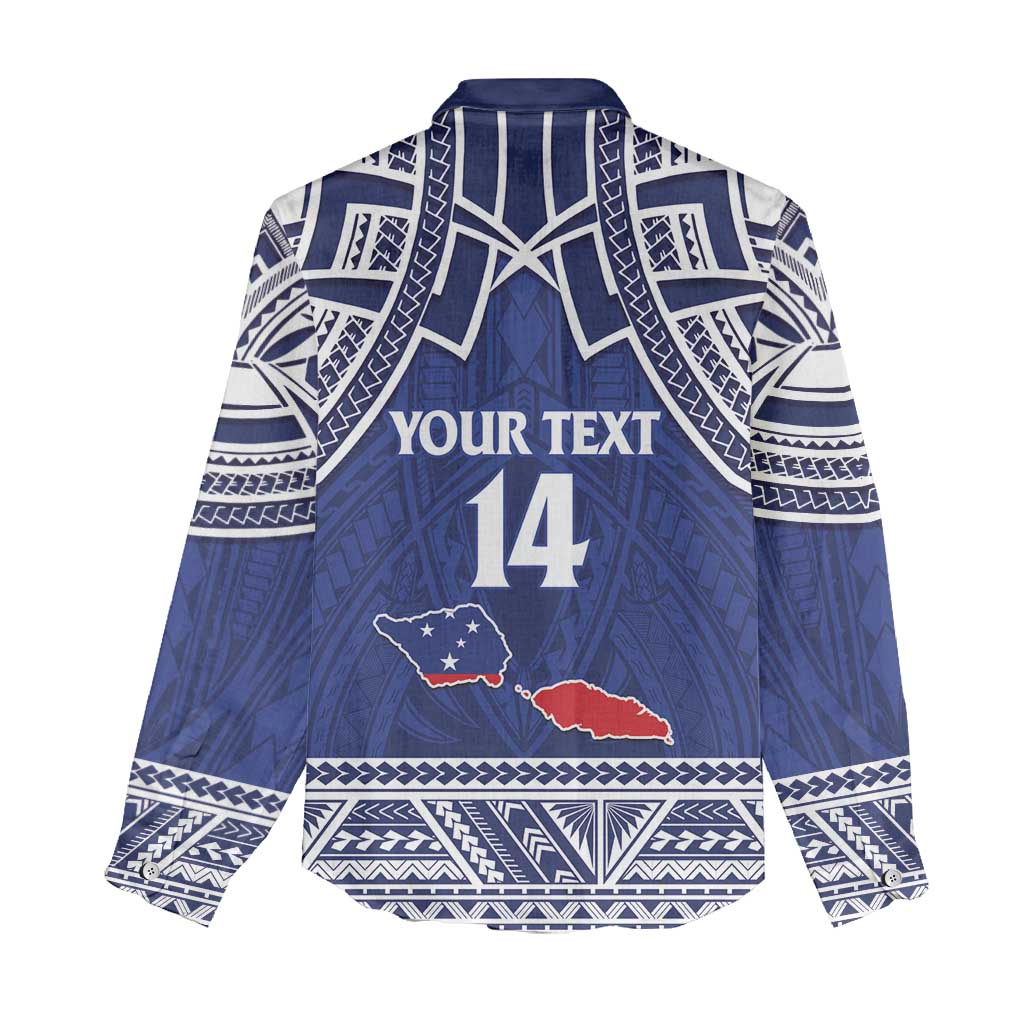 Custom Samoa Cricket Women Casual Shirt Go Champions Samoan - Polynesian Pride