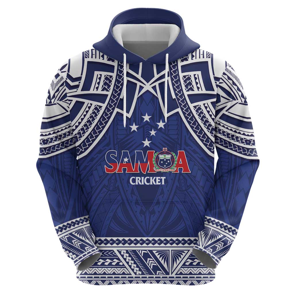 Custom Samoa Cricket Zip Hoodie Go Champions Samoan LT14 - Polynesian Pride
