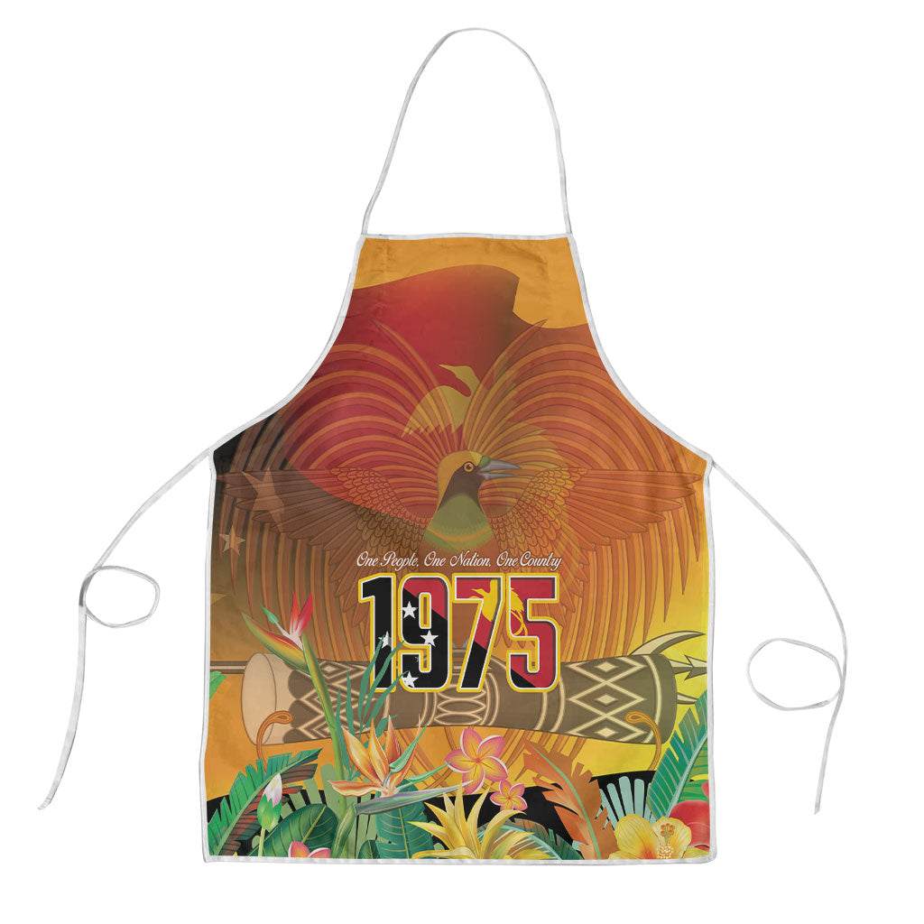 Papua New Guinea Independence Day Apron One People One Nation One Country LT14 Multicolor - Polynesian Pride