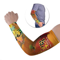 Personalised Papua New Guinea Independence Day Arm Sleeves One People One Nation One Country