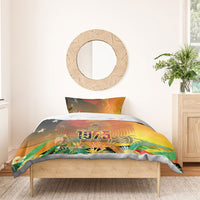 Papua New Guinea Independence Day Bedding Set One People One Nation One Country