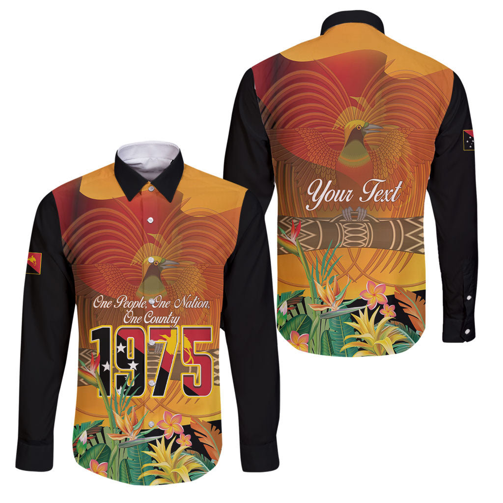Personalised Papua New Guinea Independence Day Family Matching Tank Maxi Dress and Hawaiian Shirt One People One Nation One Country