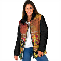Personalised Papua New Guinea Independence Day Padded Jacket One People One Nation One Country