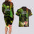 Hawaii Couples Matching Long Sleeve Bodycon Dress and Hawaiian Shirt Pray For Maui Hawaiian Plumeria Be Strong Reggae Verison LT14 - Polynesian Pride