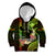 Hawaii Kid Hoodie Pray For Maui Hawaiian Plumeria Be Strong Reggae Verison LT14 Reggae - Polynesian Pride