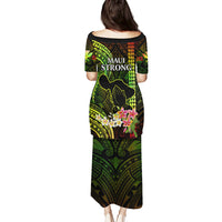 Hawaii Puletasi Pray For Maui Hawaiian Plumeria Be Strong Reggae Verison LT14 - Polynesian Pride