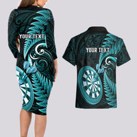 personalised-new-zealand-darts-couples-matching-long-sleeve-bodycon-dress-and-hawaiian-shirt-happiness-is-a-tight-threesome-maori-turquoise