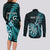 personalised-new-zealand-darts-couples-matching-long-sleeve-bodycon-dress-and-long-sleeve-button-shirts-happiness-is-a-tight-threesome-maori-turquoise