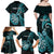 personalised-new-zealand-darts-family-matching-off-shoulder-long-sleeve-dress-and-hawaiian-shirt-happiness-is-a-tight-threesome-maori-turquoise