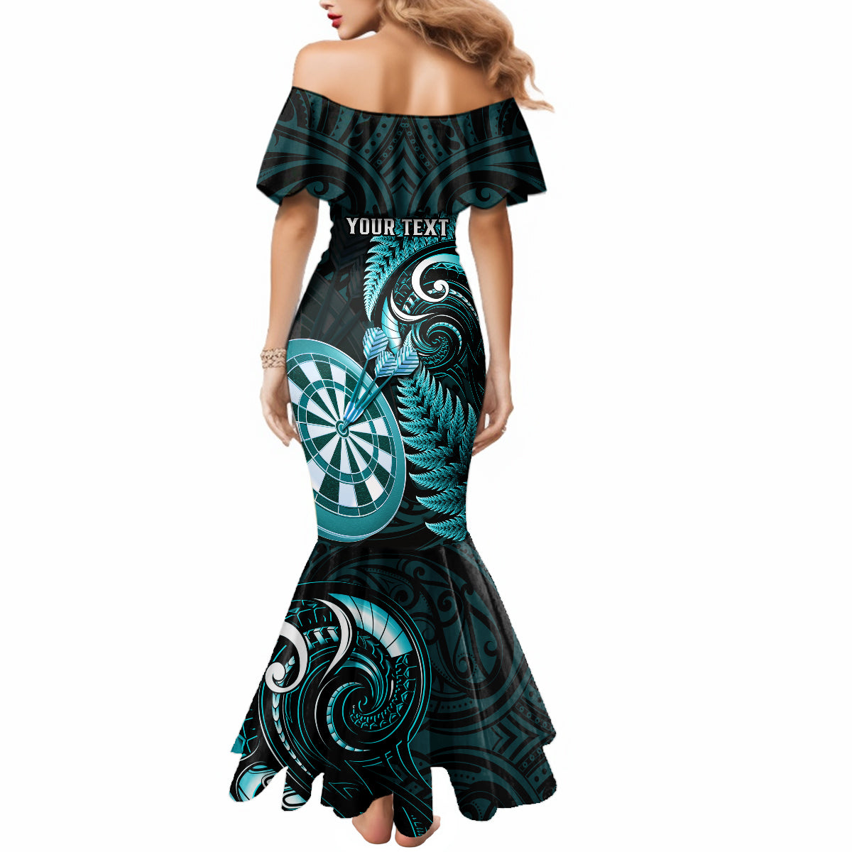 personalised-new-zealand-darts-mermaid-dress-happiness-is-a-tight-threesome-maori-turquoise