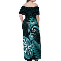 personalised-new-zealand-darts-off-shoulder-maxi-dress-happiness-is-a-tight-threesome-maori-turquoise