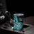 Personalised New Zealand Darts Tumbler Cup Happiness Is A Tight Threesome Maori Turquoise