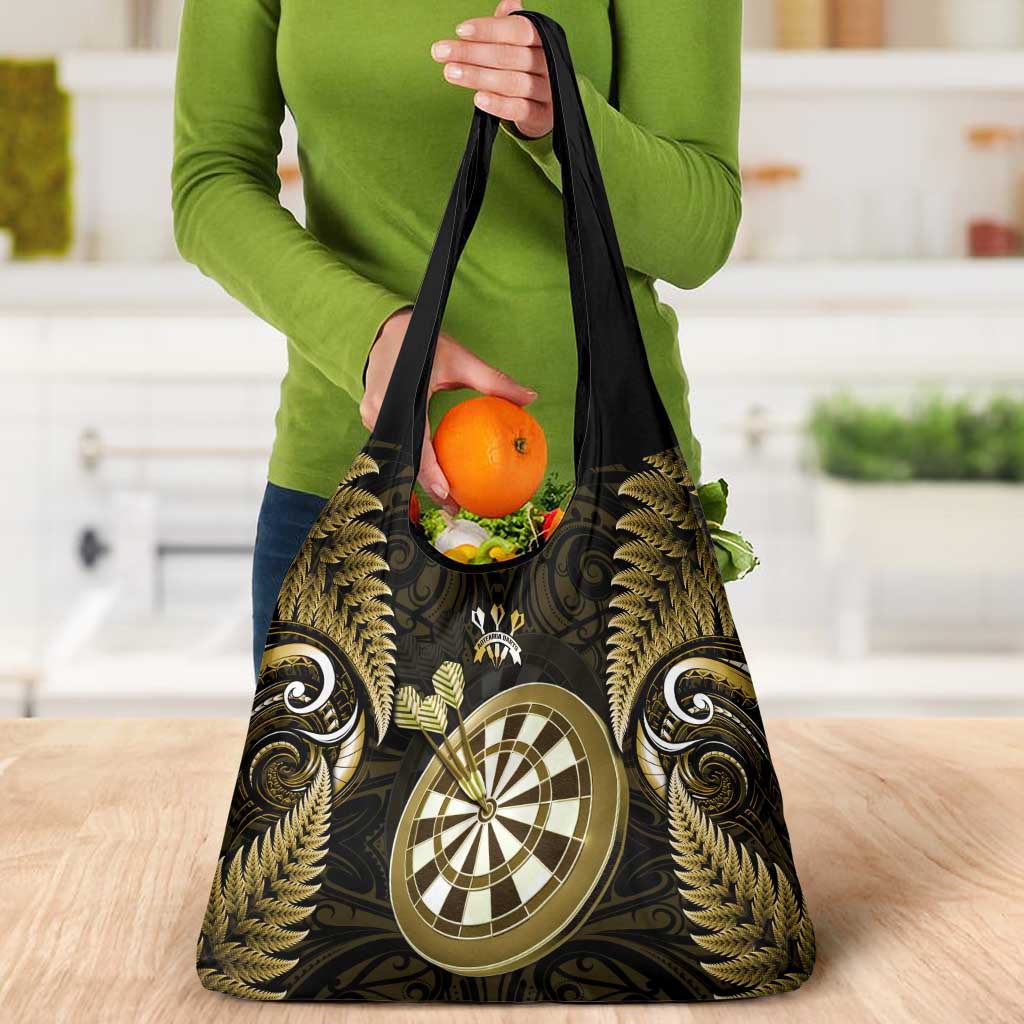 New Zealand Darts Grocery Bag Happiness Is A Tight Threesome Maori Gold