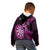 Personalised New Zealand Darts Kid Hoodie Happiness Is A Tight Threesome Maori Pink LT14 - Polynesian Pride