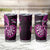 Personalised New Zealand Darts Tumbler Cup Happiness Is A Tight Threesome Maori Pink