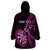 Personalised New Zealand Darts Wearable Blanket Hoodie Happiness Is A Tight Threesome Maori Pink LT14 - Polynesian Pride