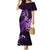 New Zealand Darts Mermaid Dress Happiness Is A Tight Threesome Maori Purple LT14 Women Purple - Polynesian Pride