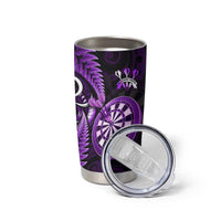 New Zealand Darts Tumbler Cup Happiness Is A Tight Threesome Maori Purple