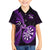 Personalised New Zealand Darts Family Matching Long Sleeve Bodycon Dress and Hawaiian Shirt Happiness Is A Tight Threesome Maori Purple LT14 Son's Shirt Purple - Polynesian Pride