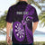 Personalised New Zealand Darts Hawaiian Shirt Happiness Is A Tight Threesome Maori Purple LT14 - Polynesian Pride