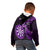 Personalised New Zealand Darts Kid Hoodie Happiness Is A Tight Threesome Maori Purple LT14 - Polynesian Pride