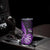 Personalised New Zealand Darts Skinny Tumbler Happiness Is A Tight Threesome Maori Purple