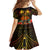 Papua New Guinea Western Province Family Matching Summer Maxi Dress and Hawaiian Shirt Papua Niugini Coat Of Arms With Flag Style LT14 - Polynesian Pride