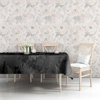Custom New Zealand Silver Fern Football Tablecloth Go Aotearoa Grunge Black LT14 - Polynesian Pride