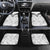 Custom New Zealand Silver Fern Football Car Mats Go Aotearoa Grunge White - Polynesian Pride