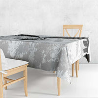 Custom New Zealand Silver Fern Football Tablecloth Go Aotearoa Grunge White LT14 - Polynesian Pride