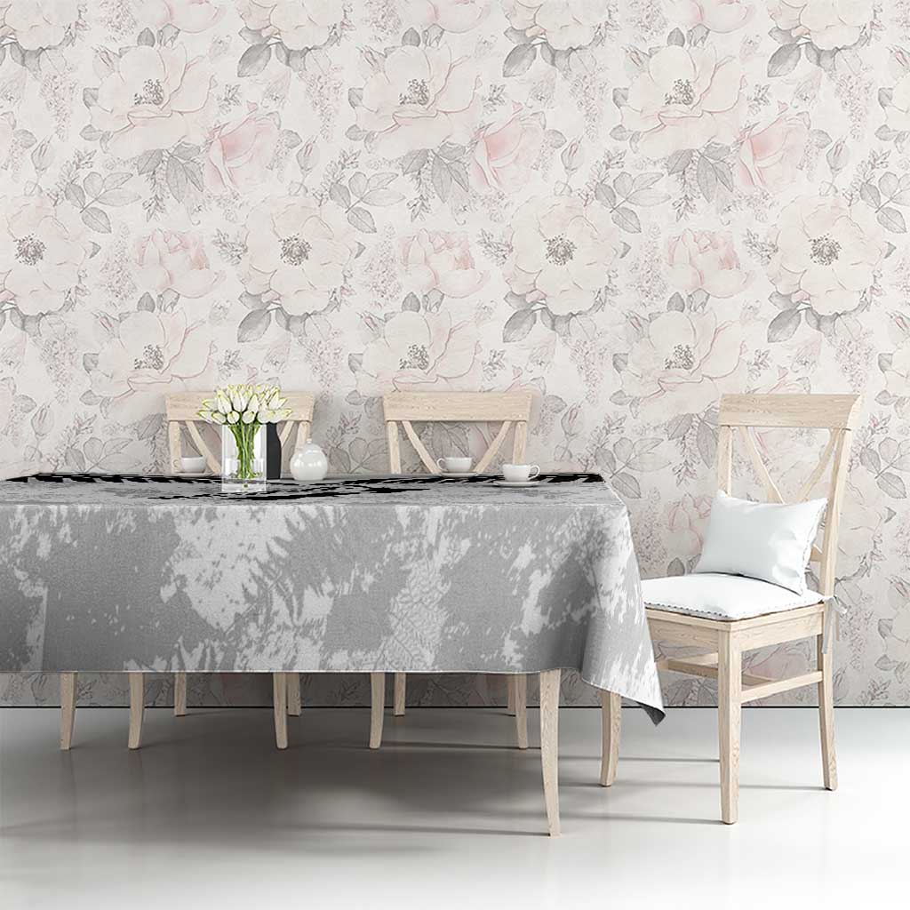 Custom New Zealand Silver Fern Football Tablecloth Go Aotearoa Grunge White LT14 - Polynesian Pride