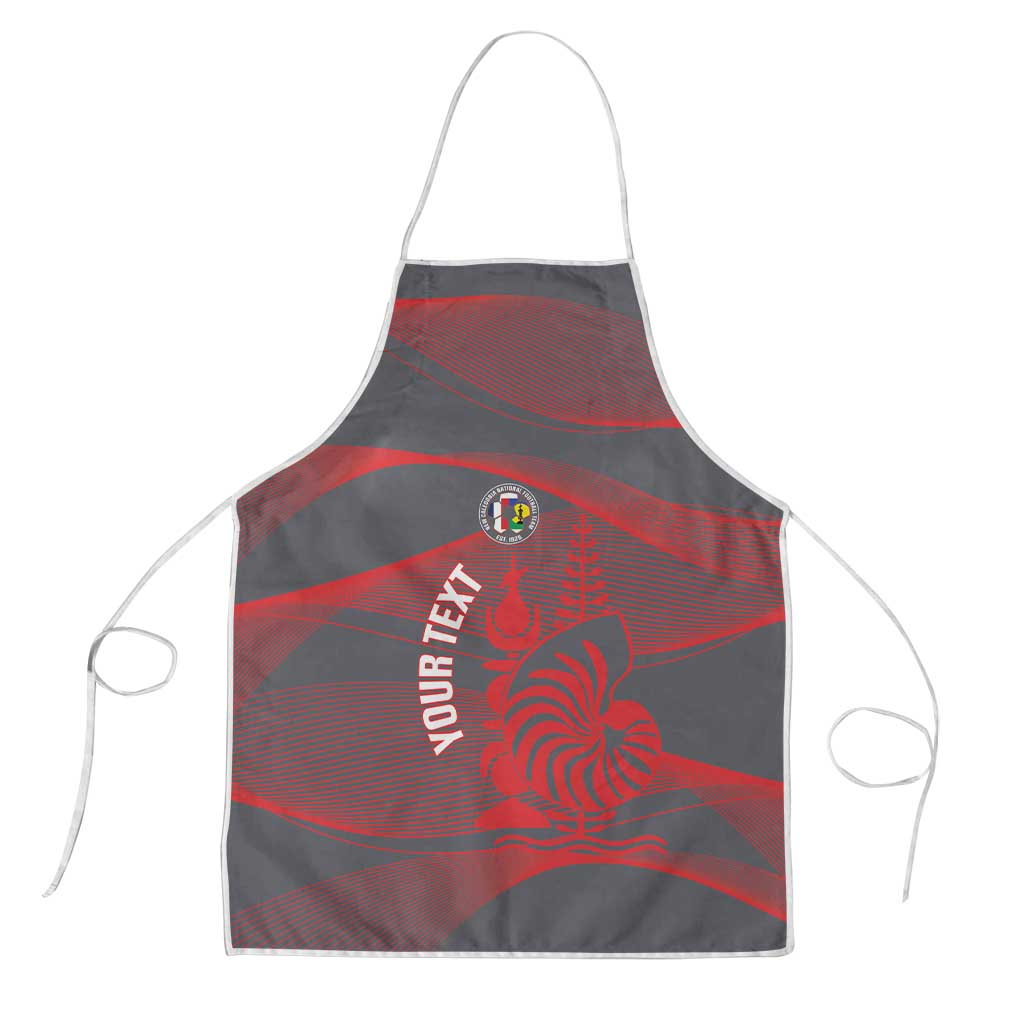 Custom New Caledonia Football Apron Allez Les Cagous Grey Version - Polynesian Pride