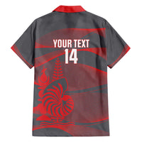 Custom New Caledonia Football Family Matching Long Sleeve Bodycon Dress and Hawaiian Shirt Allez Les Cagous Grey Version LT14 - Polynesian Pride