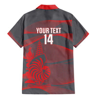 Custom New Caledonia Football Family Matching Mermaid Dress and Hawaiian Shirt Allez Les Cagous Grey Version LT14 - Polynesian Pride