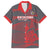 Custom New Caledonia Football Family Matching Off Shoulder Short Dress and Hawaiian Shirt Allez Les Cagous Grey Version - Polynesian Pride