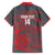 Custom New Caledonia Football Family Matching Off Shoulder Short Dress and Hawaiian Shirt Allez Les Cagous Grey Version - Polynesian Pride