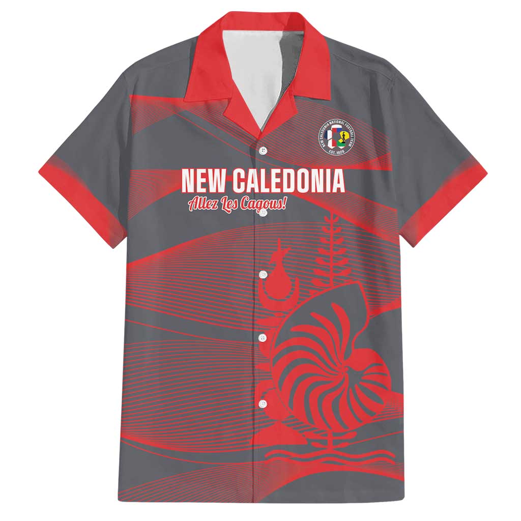 Custom New Caledonia Football Family Matching Short Sleeve Bodycon Dress and Hawaiian Shirt Allez Les Cagous Grey Version LT14 Dad's Shirt - Short Sleeve Grey - Polynesian Pride