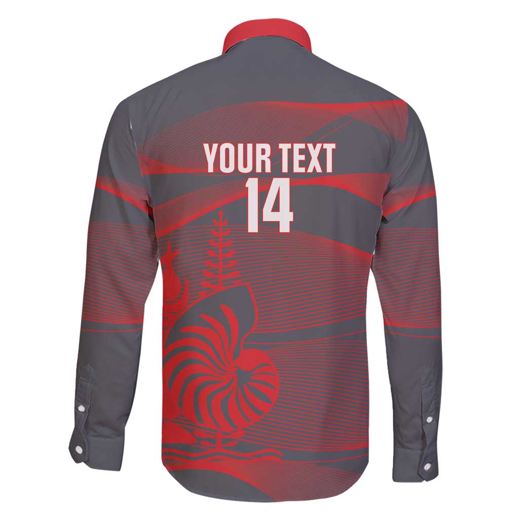 Custom New Caledonia Football Family Matching Short Sleeve Bodycon Dress and Hawaiian Shirt Allez Les Cagous Grey Version LT14 - Polynesian Pride