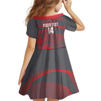 Custom New Caledonia Football Family Matching Tank Maxi Dress and Hawaiian Shirt Allez Les Cagous Grey Version LT14 - Polynesian Pride