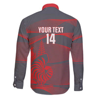 Custom New Caledonia Football Family Matching Tank Maxi Dress and Hawaiian Shirt Allez Les Cagous Grey Version LT14 - Polynesian Pride