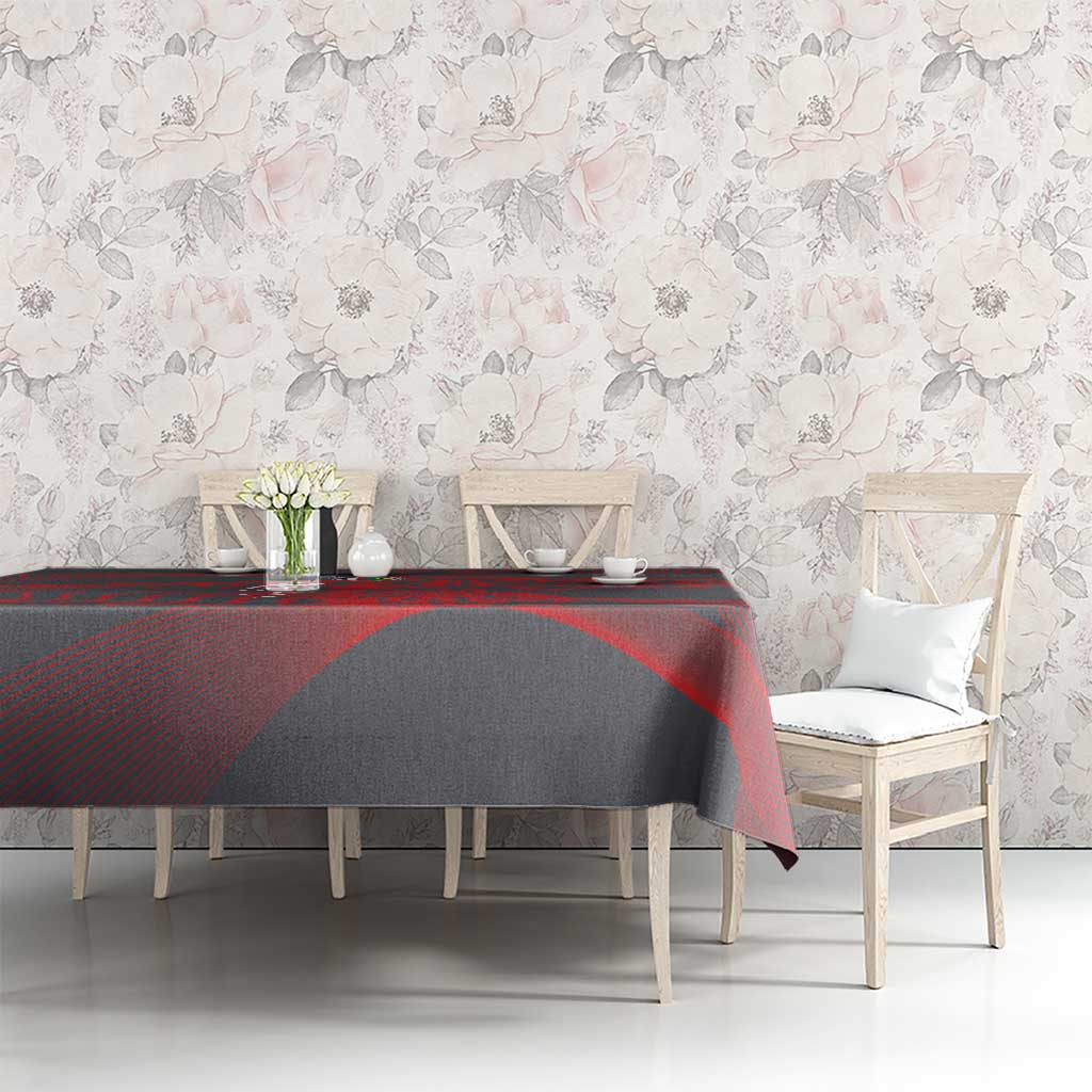 Custom New Caledonia Football Tablecloth Allez Les Cagous Grey Version - Polynesian Pride
