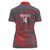 Custom New Caledonia Football Women Polo Shirt Allez Les Cagous Grey Version - Polynesian Pride