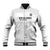 Custom New Caledonia Football Baseball Jacket Allez Les Cagous White Version - Polynesian Pride