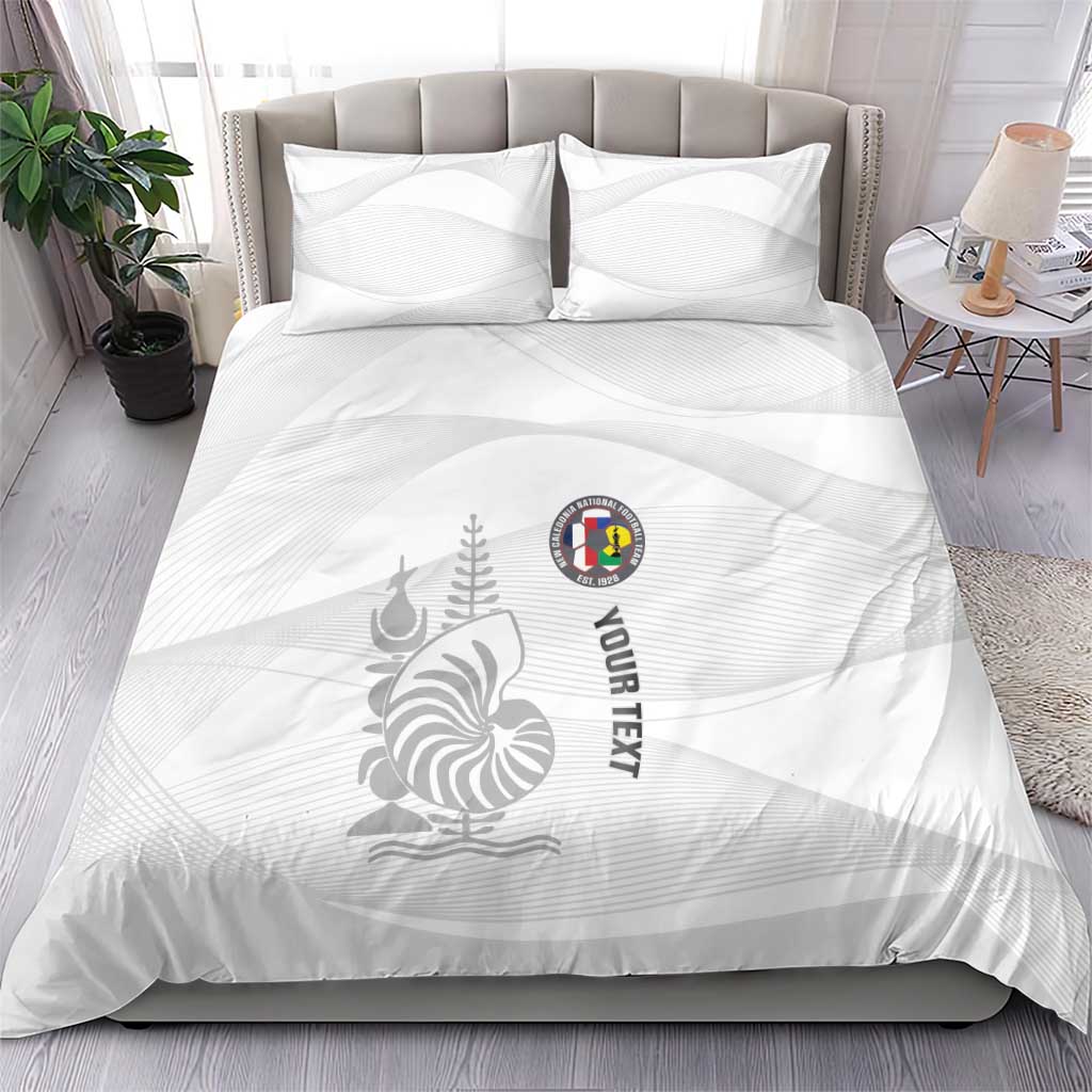 Custom New Caledonia Football Bedding Set Allez Les Cagous White Version LT14 - Polynesian Pride