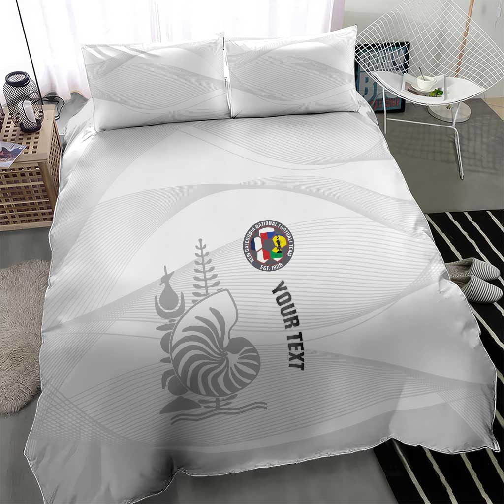 Custom New Caledonia Football Bedding Set Allez Les Cagous White Version LT14 - Polynesian Pride