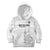 Custom New Caledonia Football Kid Hoodie Allez Les Cagous White Version - Polynesian Pride