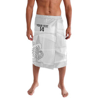 Custom New Caledonia Football Lavalava Allez Les Cagous White Version LT14 White - Polynesian Pride