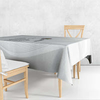 Custom New Caledonia Football Tablecloth Allez Les Cagous White Version LT14 - Polynesian Pride