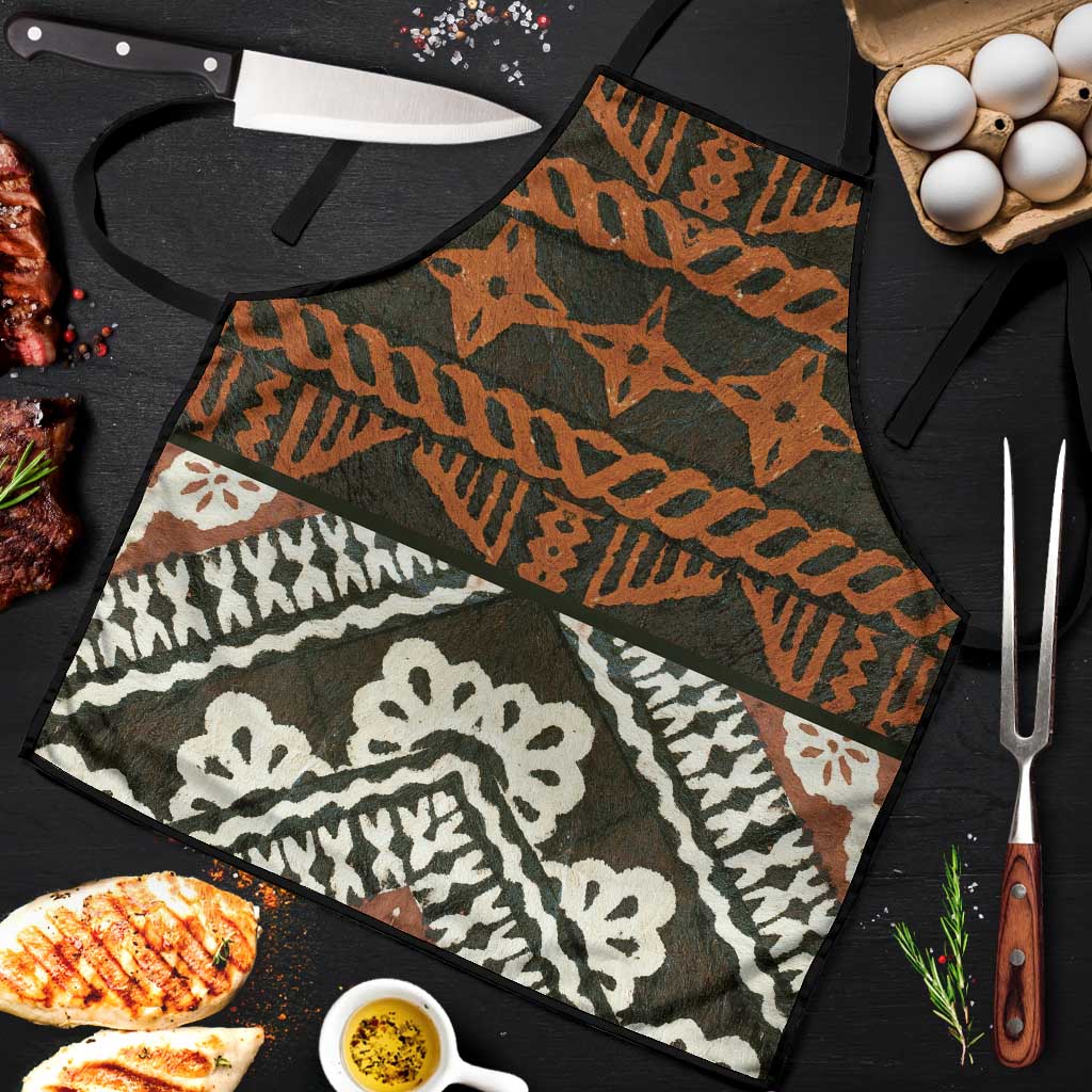 Bula Fiji Tapa Apron Fijian Masi Vintage Vibes - Polynesian Pride