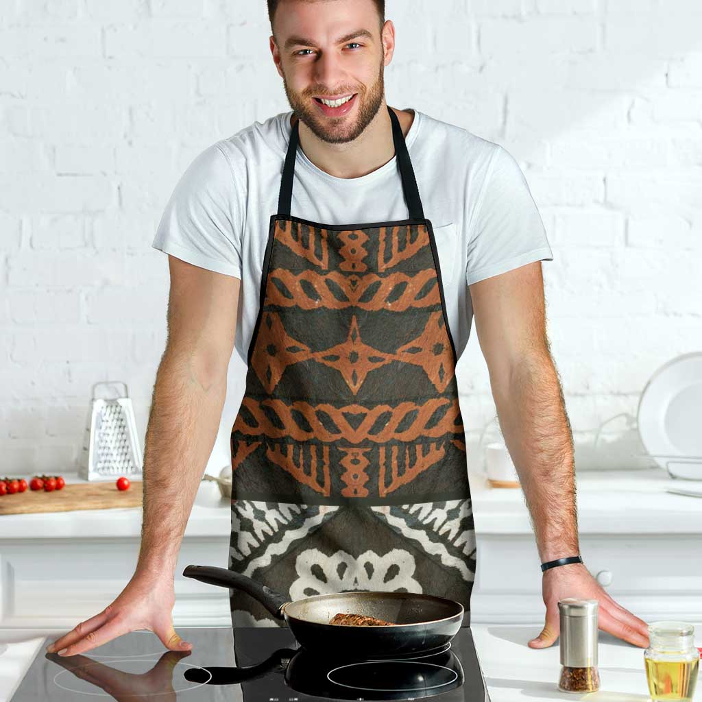 Bula Fiji Tapa Apron Fijian Masi Vintage Vibes - Polynesian Pride